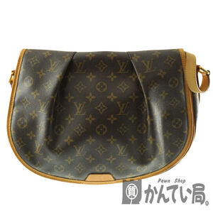 Louis Vuitton Mnilmontant Messenger Bag Shoulder Monogram Canvas Brown
